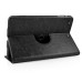 360 Degree Rotation Horse Skin Magnetic Stand Leather Smart Case for iPad Air - Black