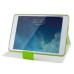 360 Degree Rotation Horse Skin Magnetic Stand Leather Smart Case for iPad Air - Green