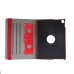 360 Degree Sheepskin Rotating Folio PU Leather Smart Wake / Sleep Case Cover for iPad Pro 9.7 inch - Red
