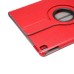 360 Degree Sheepskin Rotating Folio PU Leather Smart Wake / Sleep Case Cover for iPad Pro 9.7 inch - Red