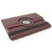 360 Rotating Folio Lychee Grain Wake / Sleep Leather Flip Swivel Stand Case Cover With Elastic Belt For iPad Air (iPad 5)