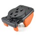 360° Rotating Universal Car Mount Suction Holder For Smartphone - Orange