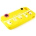 3D Animal on the Happy Bus Pattern Silicone Back Case Cover for iPhone 4 iPhone 4S - Yellow