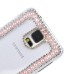 3D Bling Pearl & Rhinestone Bowknot Crystal Back Case Cover for Samsung Galaxy S5 G900 - Pink