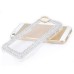 3D Bling Pearl & Rhinestone Bowknot Crystal Back Case Cover for iPhone 5 iPhone 5s - White