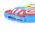 3D Captain America Design Silicone Case Cover for iPhone 5 iPhone 5s - Blue