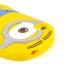 3D Cartoon Despicable Me Lovely One - Eyed Minions Saying Hi Soft Rubberized Silicone Shock - Absorbing Jelly Case Cover For iPhone 4S iPhone 4