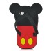 3D Cartoon Slipper Design Silicone Case Cover for iPhone 5 iPhone 5s - Mickey