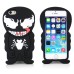 3D Cartoon Spider Man Pattern Impact Resistant Silicone Jelly Cases Cover For iPhone 5 iPhone 5s - Black