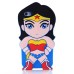 3D Cartoon Superwoman Pattern Impact Resistant Silicone Jelly Cases Cover For iPhone 4S iPhone 4 - Blue