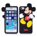 3D Cute Cartoon Micky Mouse Pattern Shock Absorbing Soft Silicone Case Cover For iPhone 5 iPhone 5s - Black