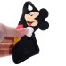 3D Cute Cartoon Micky Mouse Pattern Shock Absorbing Soft Silicone Case Cover For iPhone 5 iPhone 5s - Black