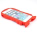 3D Cute Cartoon Spider man Pattern Impact Resistant Silicone Jelly Case Cover For iPhone 5 iPhone 5s - Red