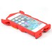 3D Cute Cartoon Super Hero Pattern Impact Resistant Silicone Jelly Case Cover For iPhone 5 iPhone 5s - Red