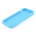 3D Cute M&M Pattern Silicone Rubberized Case Cover for iPhone 5 iPhone 5s - Blue