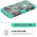 3 In 1 Armor Triple Layer Tree And Deer Grain PC And TPU Hybrid Defender Back Case for iPhone 6 / 6s - Dark Green