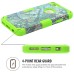 3 In 1 Armor Triple Layer Tree Grain PC And TPU Hybrid Defender Back Case for iPhone 6 / 6s - Green