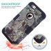 3 In 1 Armor Triple Layer Tree Trunk And Deer Grain PC And TPU Hybrid Defender Back Case for iPhone 6 / 6s Plus - Black