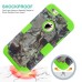 3 In 1 Armor Triple Layer Tree Trunk And Deer Grain PC And TPU Hybrid Defender Back Case for iPhone 6 / 6s Plus - Green