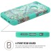 3 In 1 Armor Triple Layer Tree Trunk Grain PC And TPU Hybrid Defender Back Case for iPhone 6 / 6s Plus - Dark Green