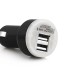 3 In 1 EU Plug Car Travel Charger Kit For iPhone 5 - Black