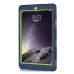 3 In 1 Fashion Silicone And Plastic Hybrid Case For iPad Air ( iPad 5 ) - Blue Silicone/ Green PC