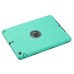 3 In 1 Fashion Silicone And Plastic Hybrid Case For iPad Air ( iPad 5 ) - Green Silicone/ Grey PC