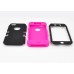 3 In 1 High Impact Defender Shockproof Protective Hybrid Combo Rubber Hard Case For iPhone 5