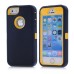 3 Layer High Impact Tough Robot Design Hybrid PC And Silicone Defender Case Cover For iPhone 5s iPhone 5