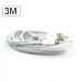 3M High Quality Micro USB Sync Data Transfer And Charge Cable For Samsung BlackBerry HTC - White