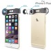 3 in 1 Quick Changed Macro / Fish Eye / Wide Camera Lens For iPhone 6 Plus - Silver