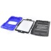 3 in 1 Shockproof Silicone & Plastic Hybrid Defender Stand Case Cover for iPad Air iPad 5 - Blue