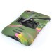 3 in 1 Shockproof Silicone & Plastic Hybrid Stand Defender Case Cover for iPad Mini 1/2/3 - Army Green
