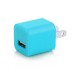 3 in 1 US Plug Car Travel Charger Kit For iPhone 5 - Blue