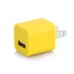 3 in 1 US Plug Car Travel Charger Kit For iPhone 5 - Yellow