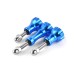 3 x Aluminum Thumb Knob Stainless Bolt Nut Screw for GoPro Hero 3+ / 3 / 2 / 1 - Blue