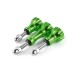 3 x Aluminum Thumb Knob Stainless Bolt Nut Screw for GoPro Hero 3+ / 3 / 2 / 1 - Green