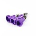 3 x Aluminum Thumb Knob Stainless Bolt Nut Screw for GoPro Hero 3+ / 3 / 2 / 1 - Purple