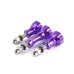 3 x Aluminum Thumb Knob Stainless Bolt Nut Screw for GoPro Hero 3+ / 3 / 2 / 1 - Purple