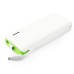 4800 mAh 2 Ports Portable Backup External Battery Power Bank With Led Light Indicator And USB Charging Cable For Smartphone/Tablet/Mp3/MP4 - Green