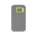 4 In 1 Belt Clip Holster Armour Hybrid PC And Silicone And TPU Back Case With Touch Through Screen Protector for Samsung Galaxy S7 G930 - Grey/Green