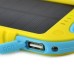 5000 mAh 2 USB Charging Port Sport Solar Mobile Charger for Smartphone - Blue/Yellow