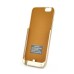 6GC 3800 mAh External Battery Back Case with Stand for iPhone 6 4.7 inch - Gold