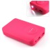 8800mAh External Portable Battery Charger Power Bank with Led Light - Magenta