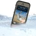 All-Around Protection Detachable Waterproof Plastic Case For iPhone 5/5s - Gray