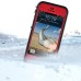 All-Around Protection Detachable Waterproof Plastic Case For iPhone 5 / 5s - Red