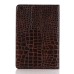 Alligator Pattern Wake/Sleep Dormancy Flip Stand Leather Case With Card Slots For iPad Mini 4 - Brown