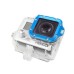 Aluminum LANYARD Lens Ring Mount Bumper with Screwdriver for GoPro Hero 3 - Blue