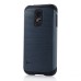 Anti Slip Slim Armor Pattern TPU Back Case Cover for Samsung Galaxy S5 - Dark Blue