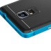 Armor Black TPU and PC Protective Back Case for Samsung Galaxy Note 4 - Blue